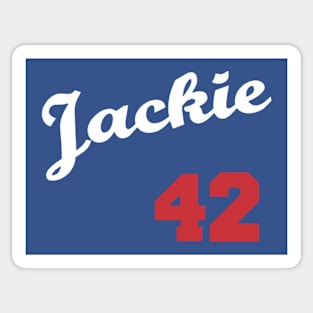 A salute to Jackie Robinson Design Sticker